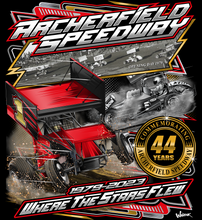 Load image into Gallery viewer, Archerfield Speedway - Last Ever Design Memorabilia - Tee Shirt
