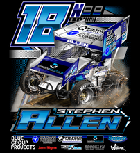 Load image into Gallery viewer, Stephen Allen - Sprint Car - Two Position Print Tee Shirt
