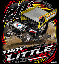 Load image into Gallery viewer, Troy Little - Sprintcar - Two Position Print Tee Shirt
