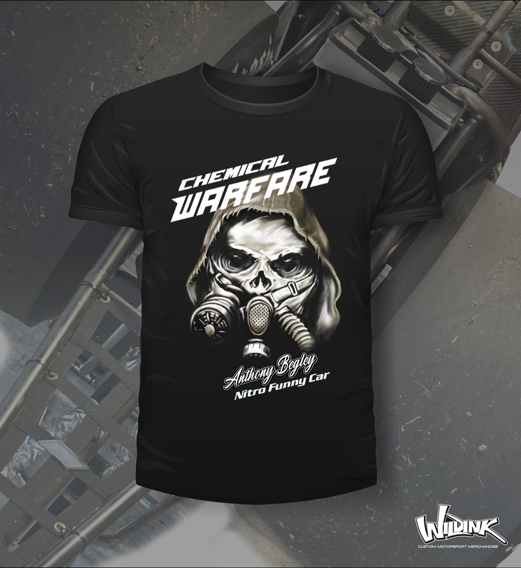 Chemical Warfare Nitro Racing Gas Mask - Tee Shirt