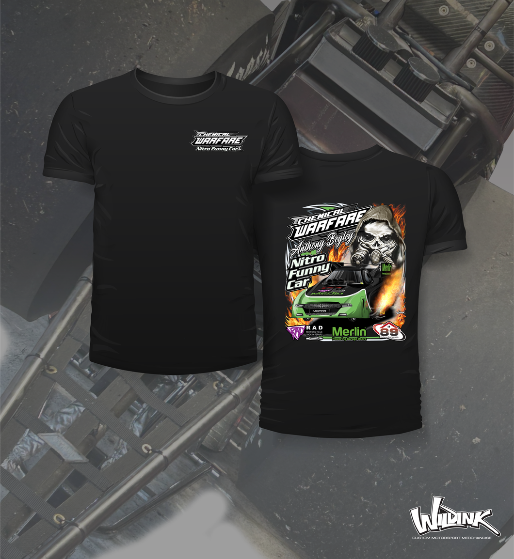 Chemical Warfare Nitro Racing - Two Position Print Tee Shirt