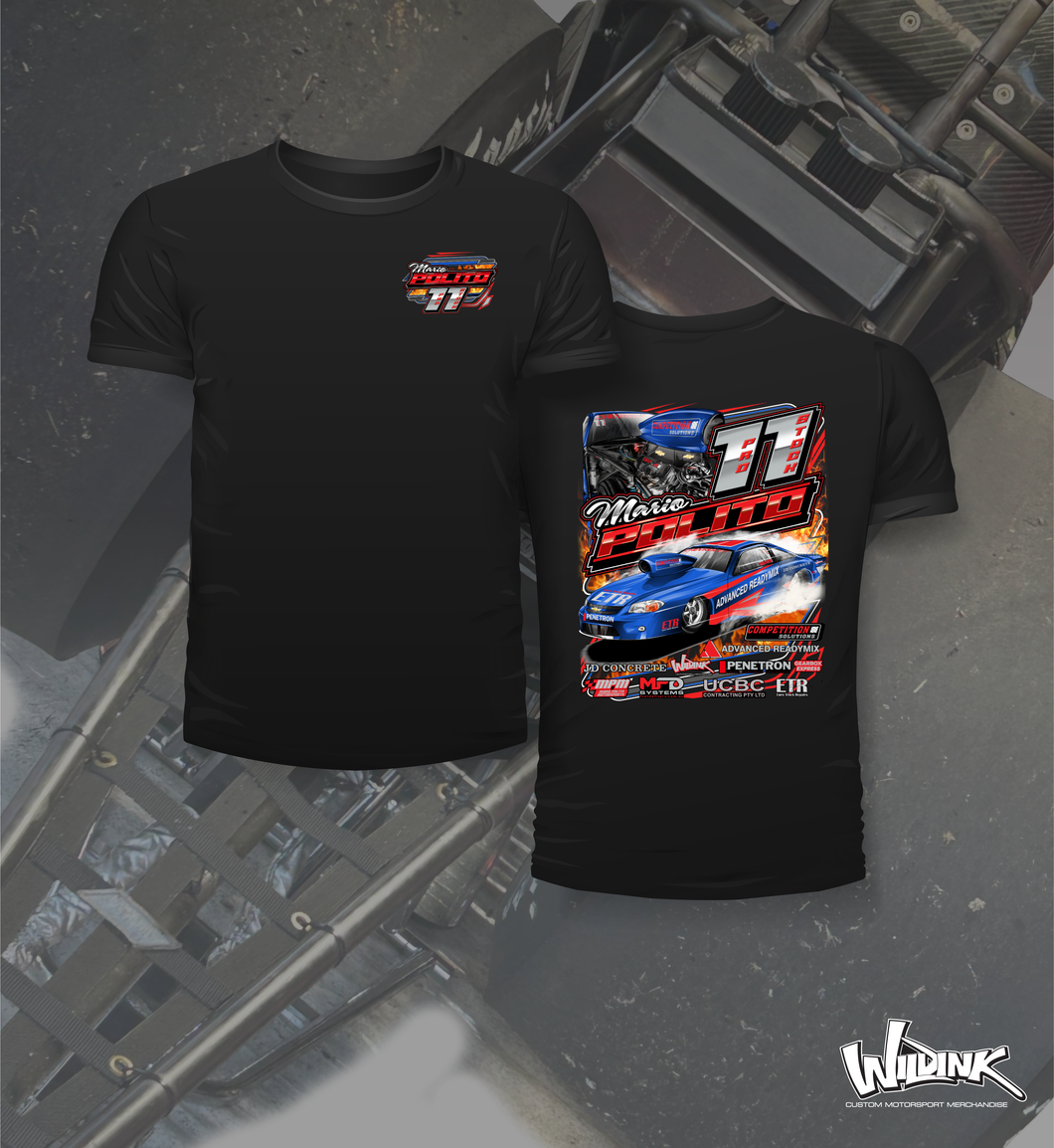 Mario Polito Motorsports - Two Position Print Tee Shirt