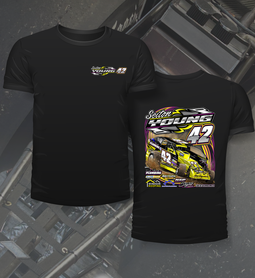 Seiton Young - Dirt Modified - Two Position Print Tee Shirt