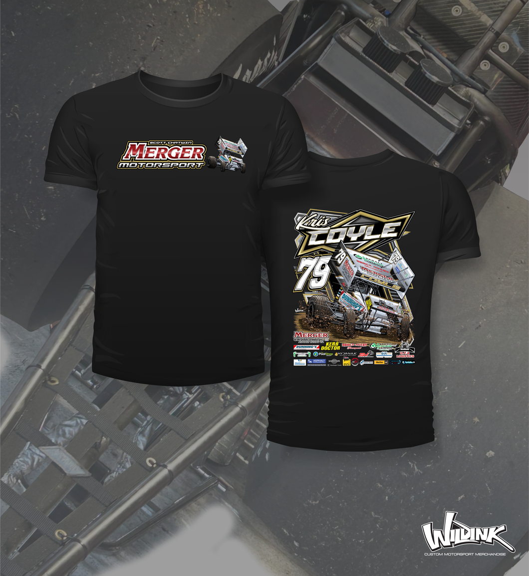 Kris Coyle - Sprint Car - Two Position Print Tee Shirt