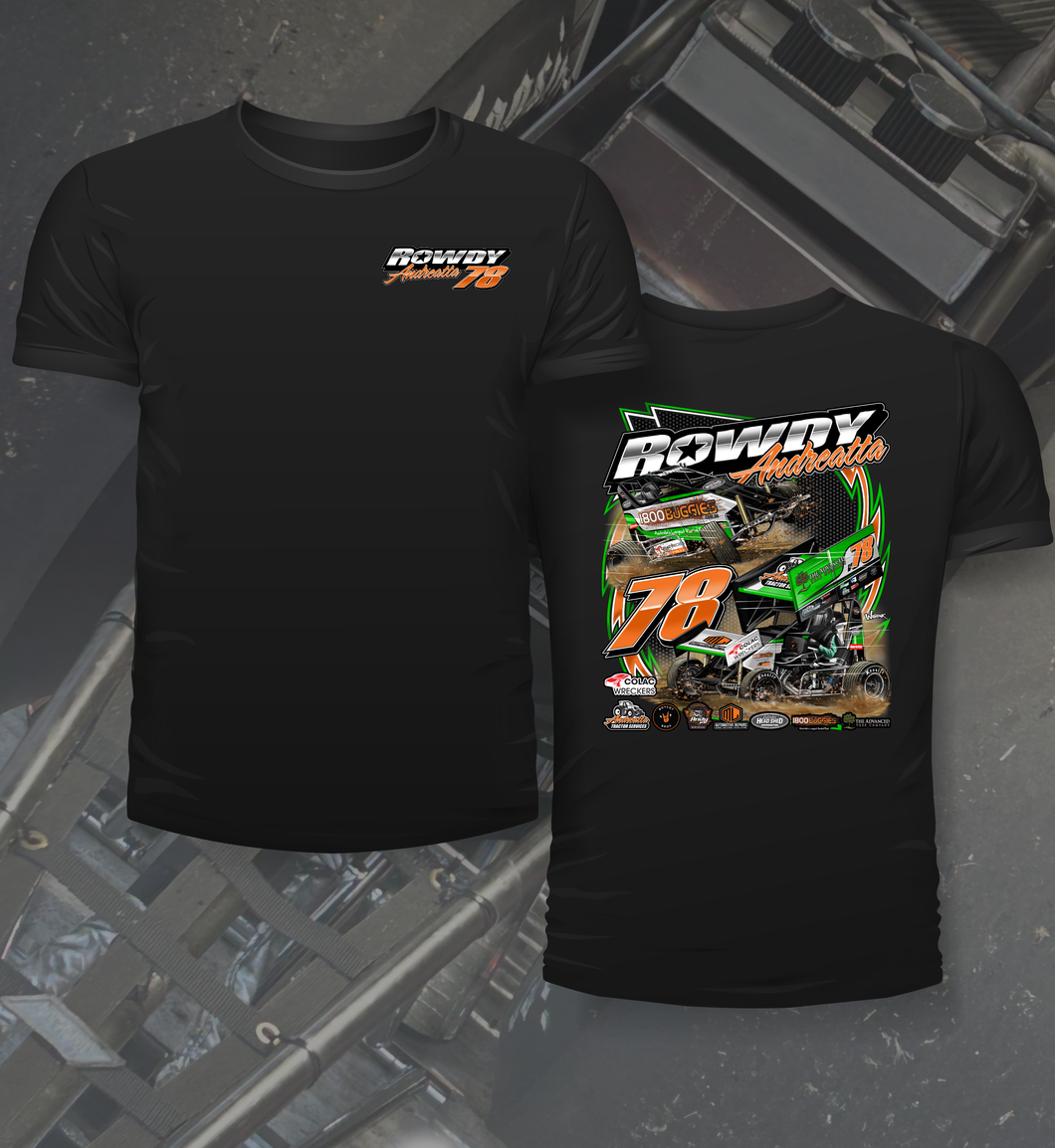 Rowdy Andreatta - F500 - Colac Wreckers - Two Position Print Tee Shirt