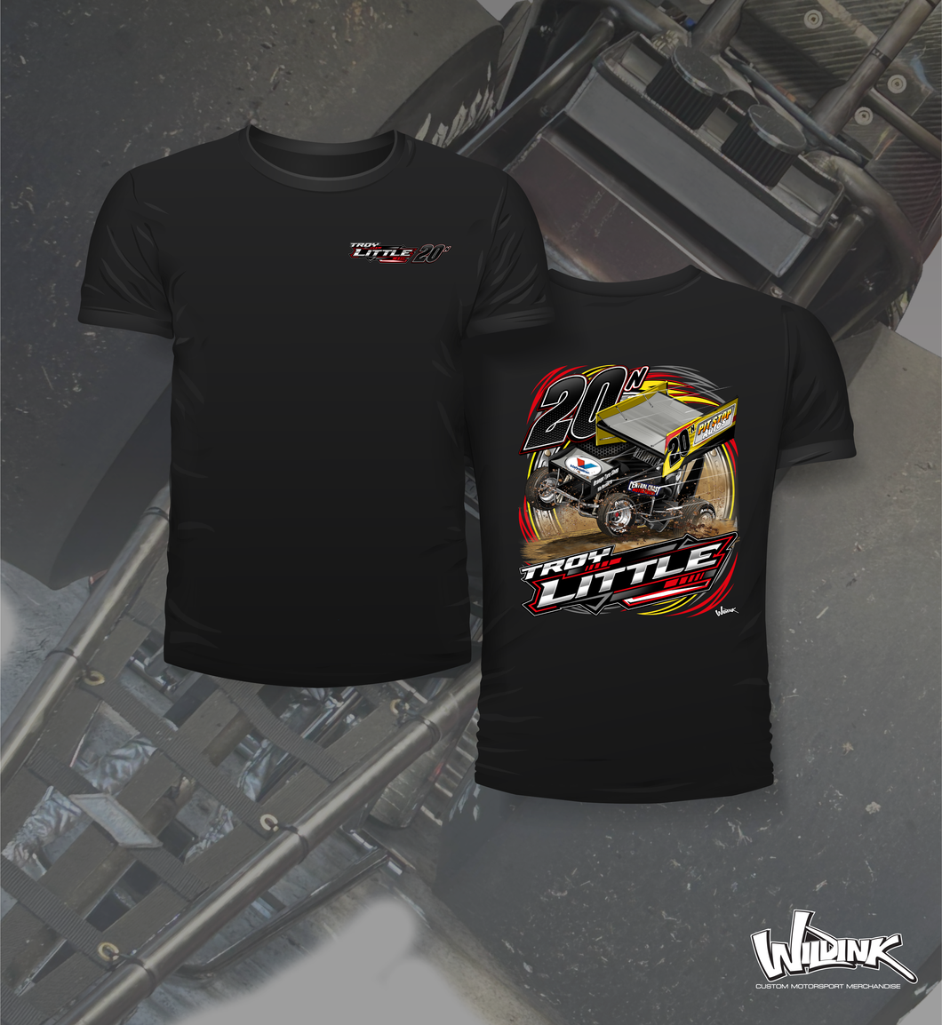 Troy Little - Sprintcar - Two Position Print Tee Shirt